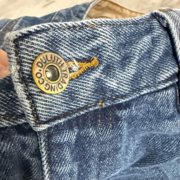 Duluth Trading Co Men’s Blue Denim Jeans 36x32 Relaxed Fit Workwear - Picture 5 of 16